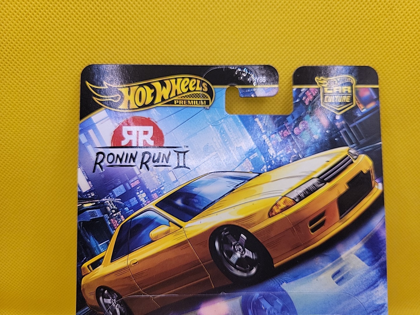 2025 Hot Wheels Premium Ronin Run 2 Yellow Nissan Skyline GT-R(R32) Pandem