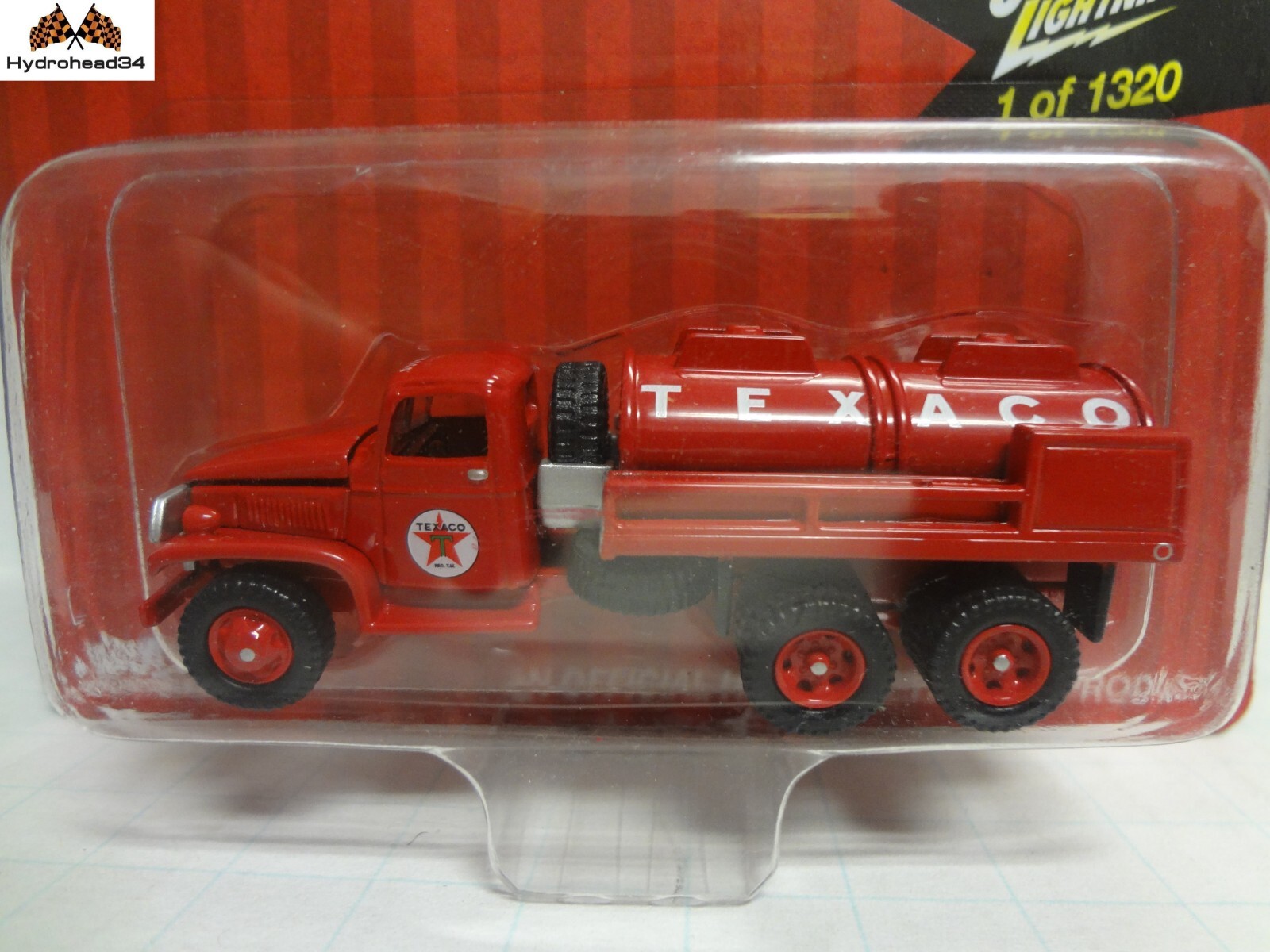 Johnny Lightning 1940 GMC CCKW 9X9 Tanker TEXACO 1 of 1320 – Heritage Texaco