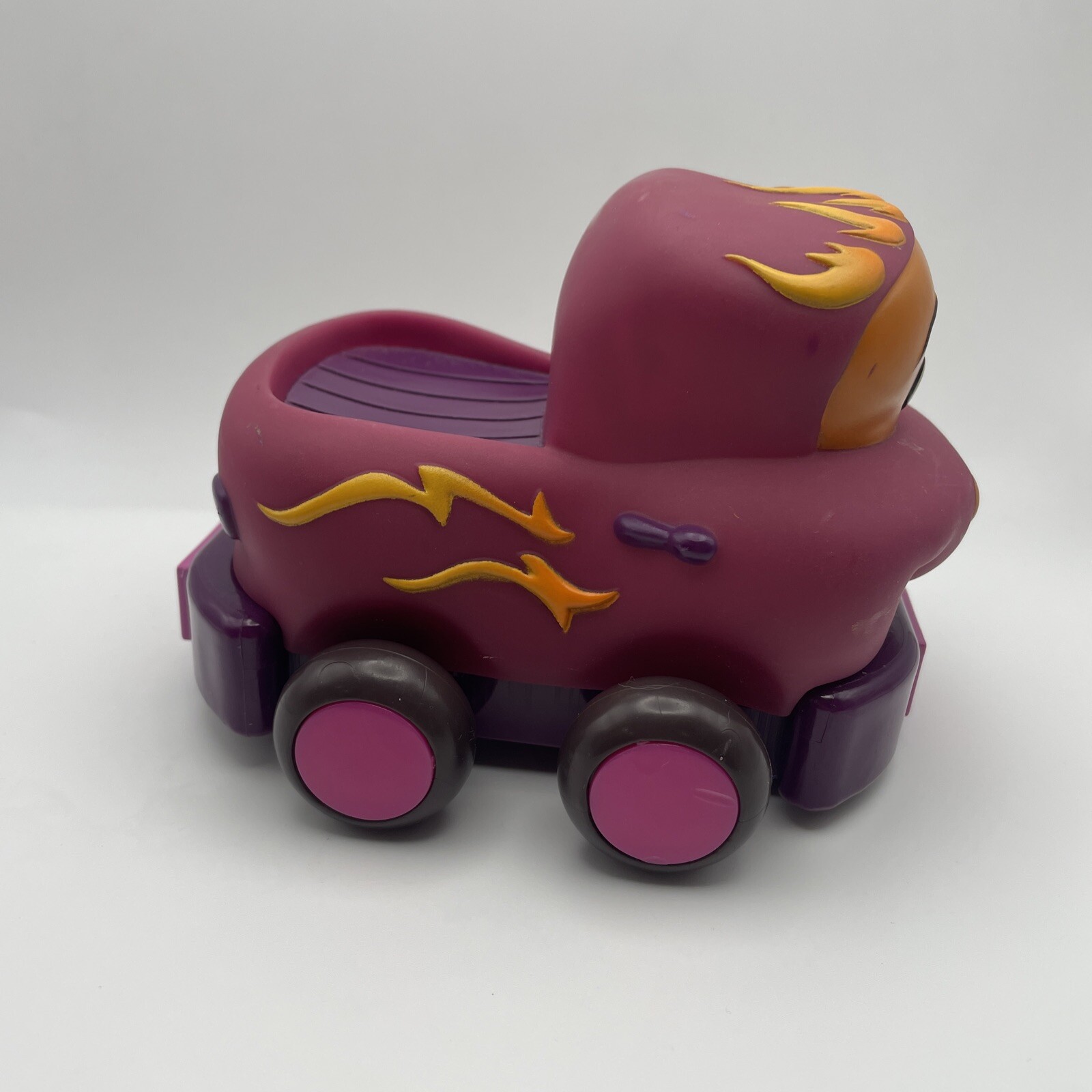 Just B You Brand – Pull Back & Go Rubber Cars – Friction Toys – Set Of 4