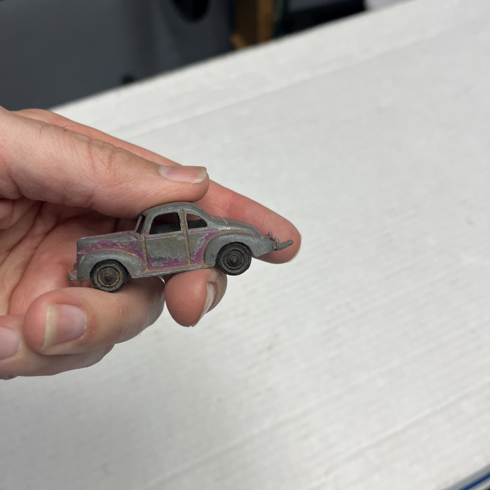 Vintage 1940 Tootsie Toy Purple Ford Coupe Made in the USA