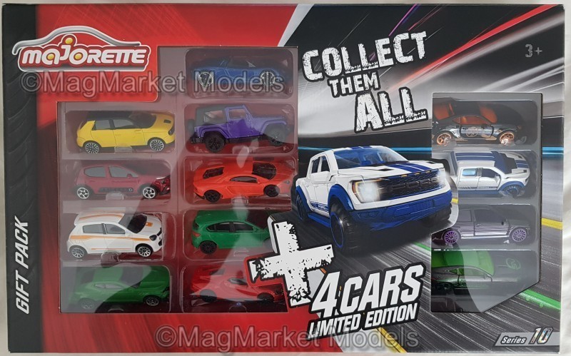 Majorette 13-Vehicle Set · Giftpack Series 10 · Brand New · Free UK P&P