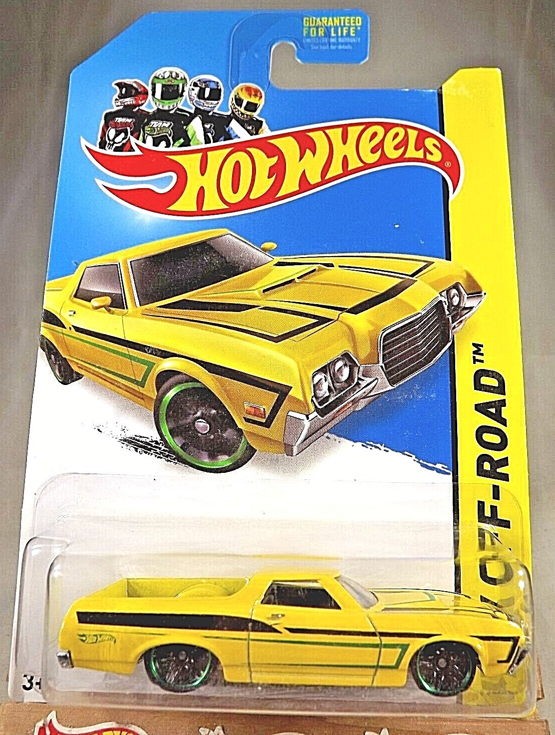 2014 Hot Wheels #134 HW Off-Road-HW Hot Trucks ’72 FORD RANCHERO Yellow w/Pr5 Sp