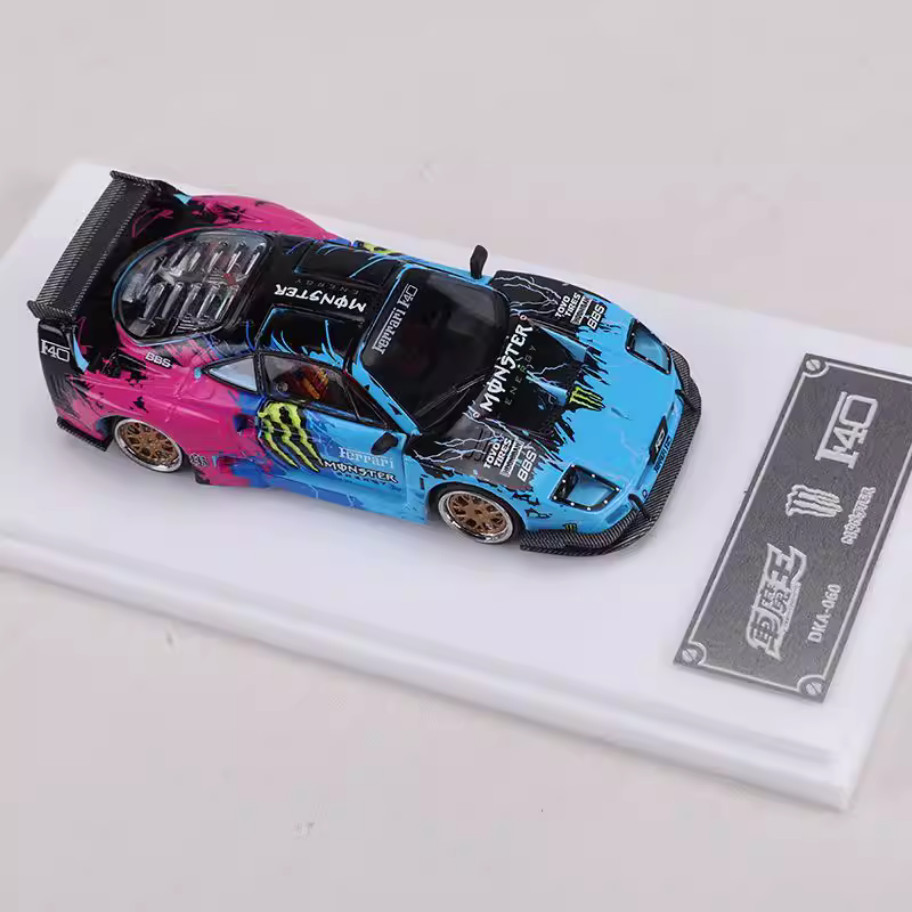Car demon 1:64 Ferrari F40 LBWK talons painted alloy car model collection