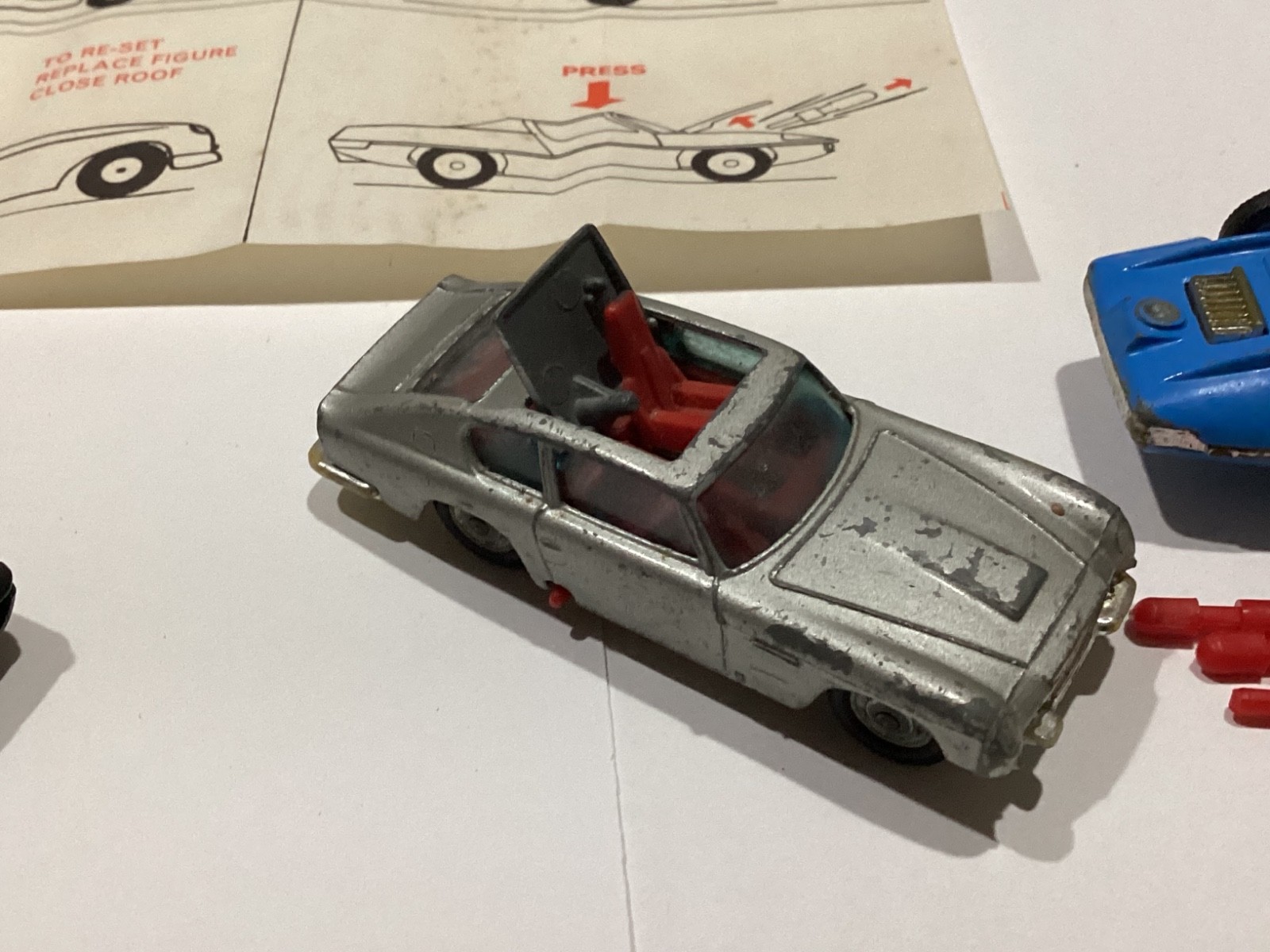 1966 CORGI junior Crime Busters Batman James Bond Diecast Model Gift Set 3008