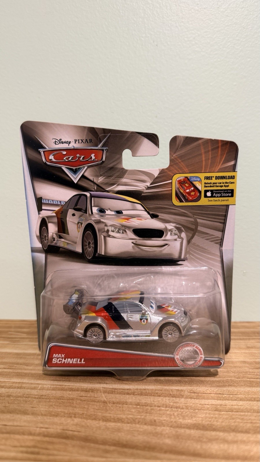 Disney Pixar Cars Silver Racers Series Max Schnell
