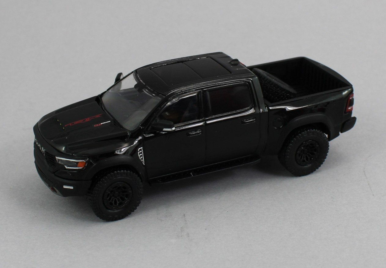 1:64 *SHADOW PRO* BLACK Dodge RAM TRX Pickup Truck *NIB*