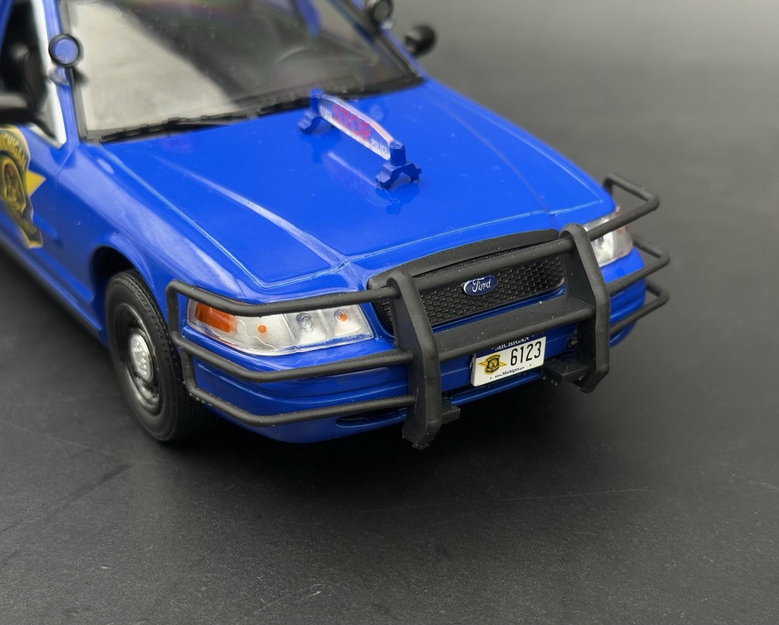 1/24 25 Go Rhino Wrap Around Push Bumper Pushbar Motormax Greenlight Crown Vic