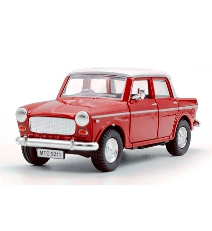 1:36 Scale Fiat Queen 70 Premier Padmini Toy Car Size 12Cm with Openable Doors