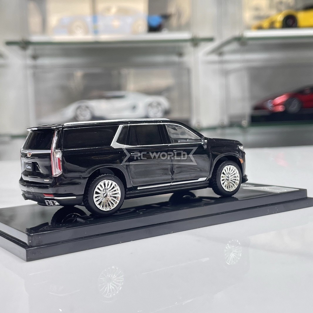 GCD 1/64 CADILLAC ESCALADE ESV Die Cast Truck -BLACK-