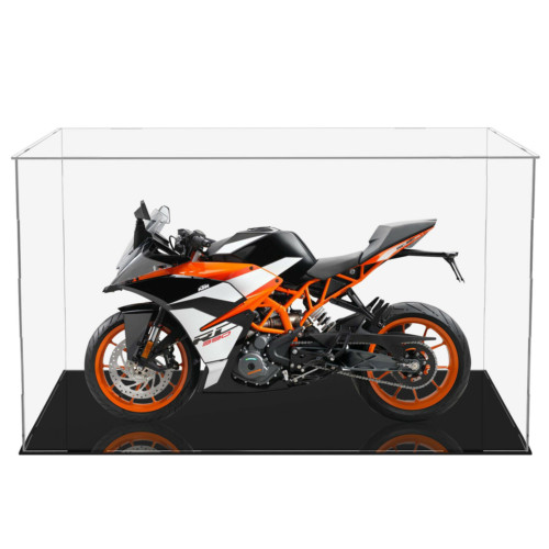 Acrylic Display Case Clear Plastic Box Dustproof Protection Showcase Stand