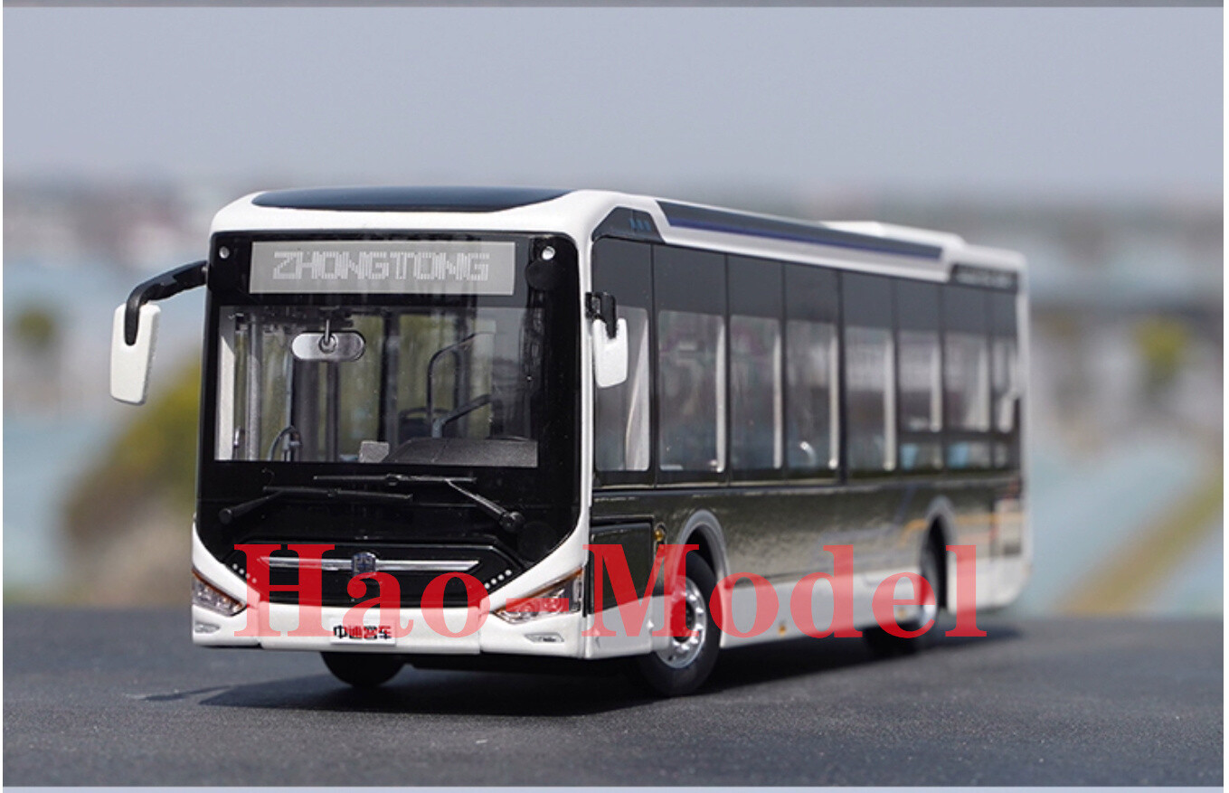 1:42 Zhongtong LCK6126EVGRA1 Bus Model Alloy Diecast Hobby Toys Collection White