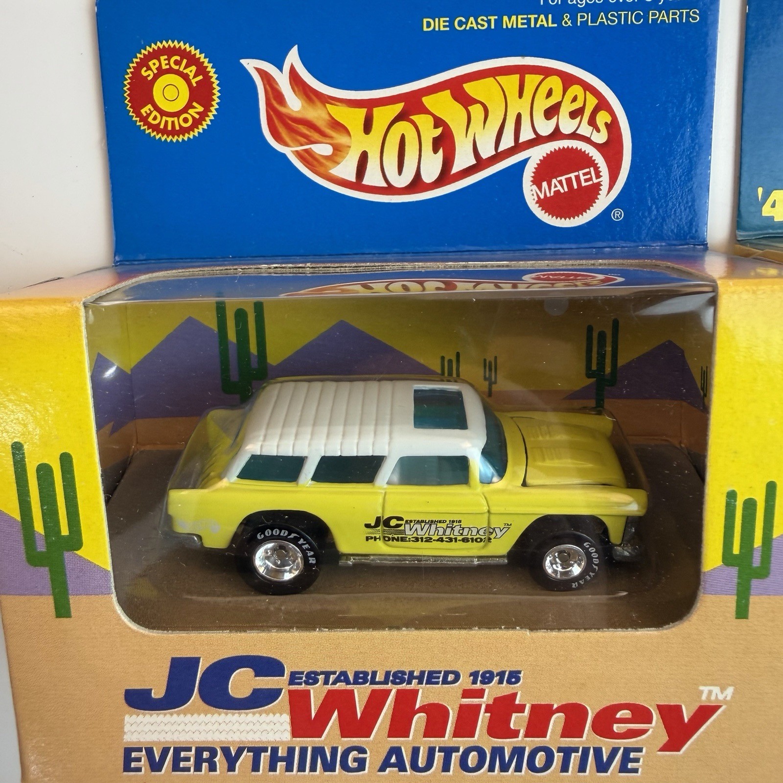 Vtg Hot Wheels JC Whitney Lot (4) Woodie, F-150, Nomad, 40s Ford Truck NIB