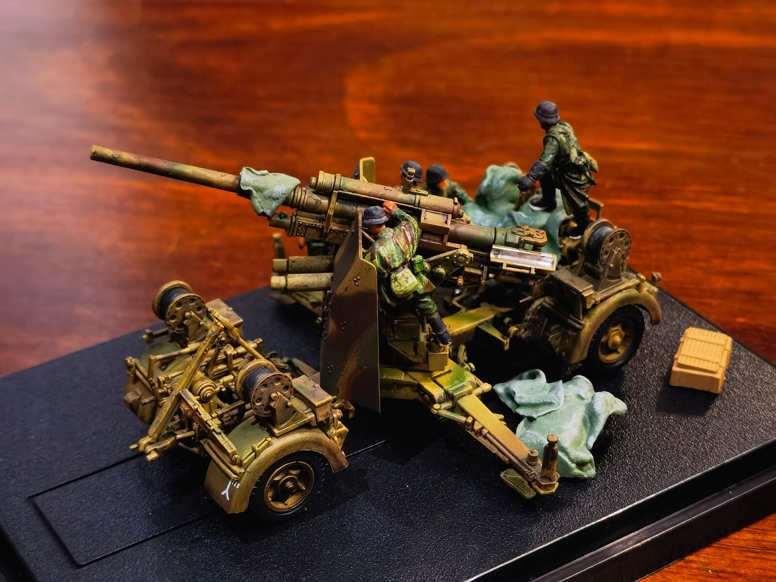 1/72 TANK 1:72 WW2 Germany PMA German 88 mm FLAK37 toy TotalWar