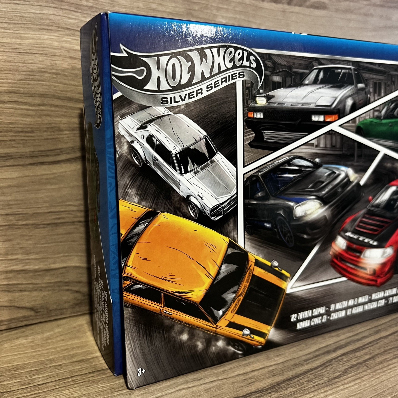 Hot Wheels Silver Series JDM 6-Pack – Factory Sealed – JBY77 Honda Toyota