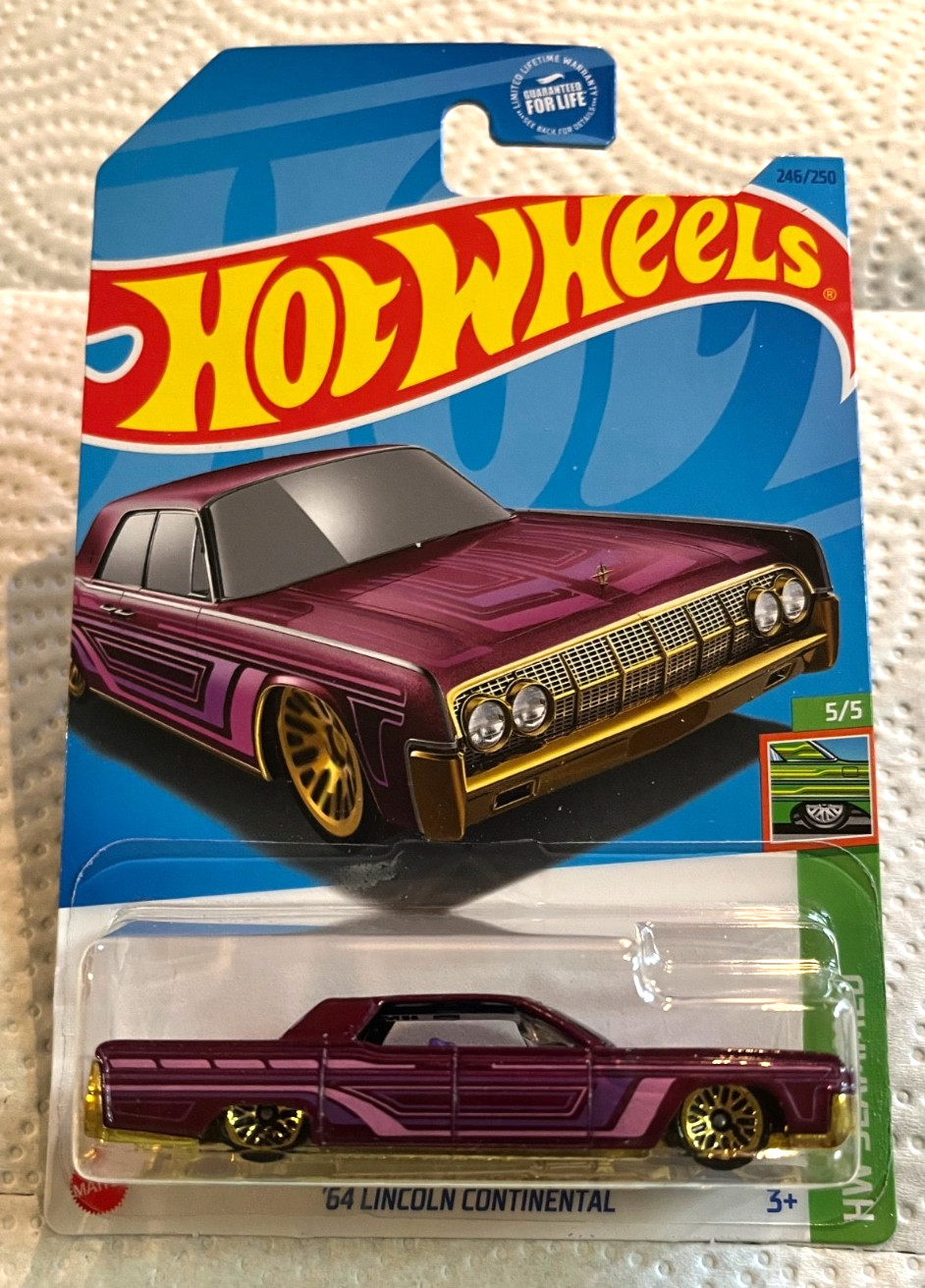 Hot Wheels ’64 Lincoln Continental Lot of 4: NEW H release/$ General Exclusive