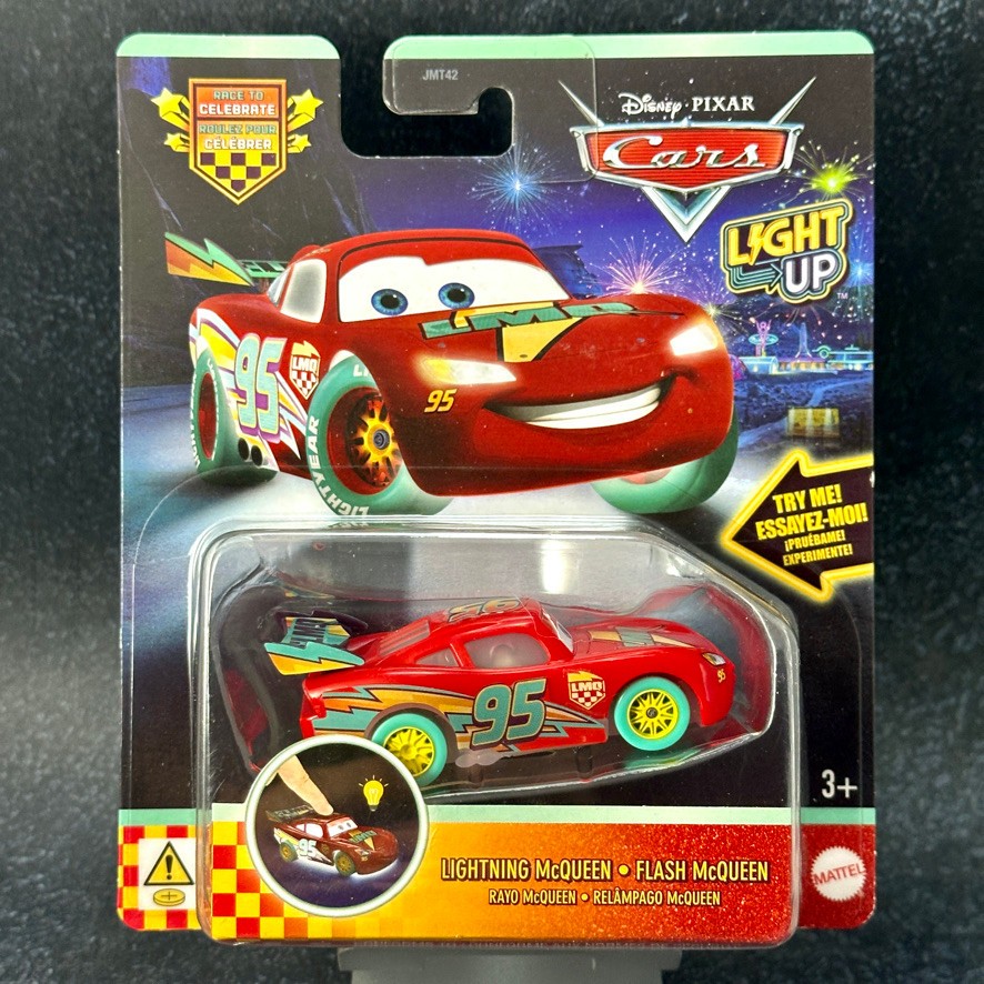 U-PICK LIGHT-UP Lightning McQueen Mater DJ Snot Rod Wingo ~ Disney Pixar CARS