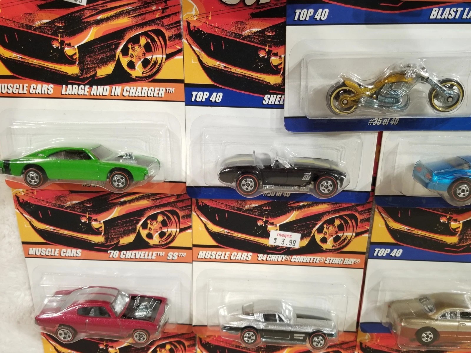Hot Wheels 40th Anniversary Since ’68 Top 40 Lot 17 57 Chevy Red Baron Beetle