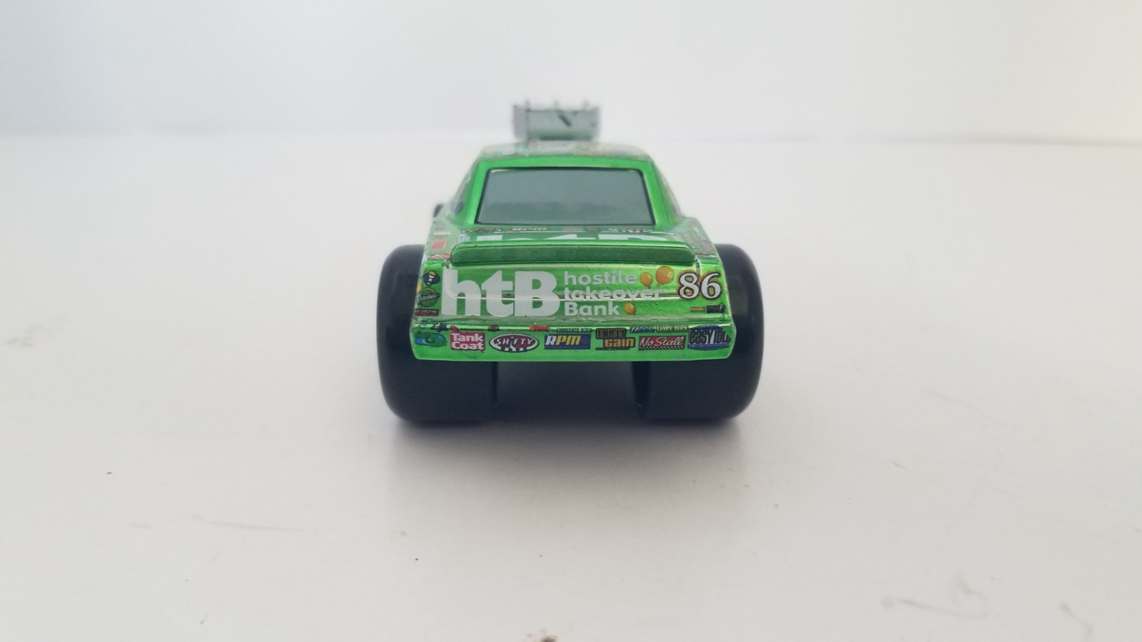 Disney Pixar Cars Green #98 Chick Hicks Diecast Car Vehicle Lot 2 Hot Roddin