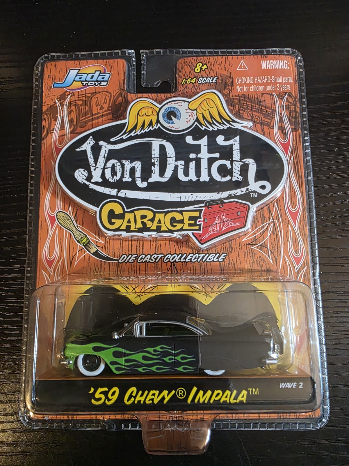 Von Dutch Garage Set Of 6 Jada Toys 2005 1:64 Scale Die Cast Year ‘32-‘59 NEW