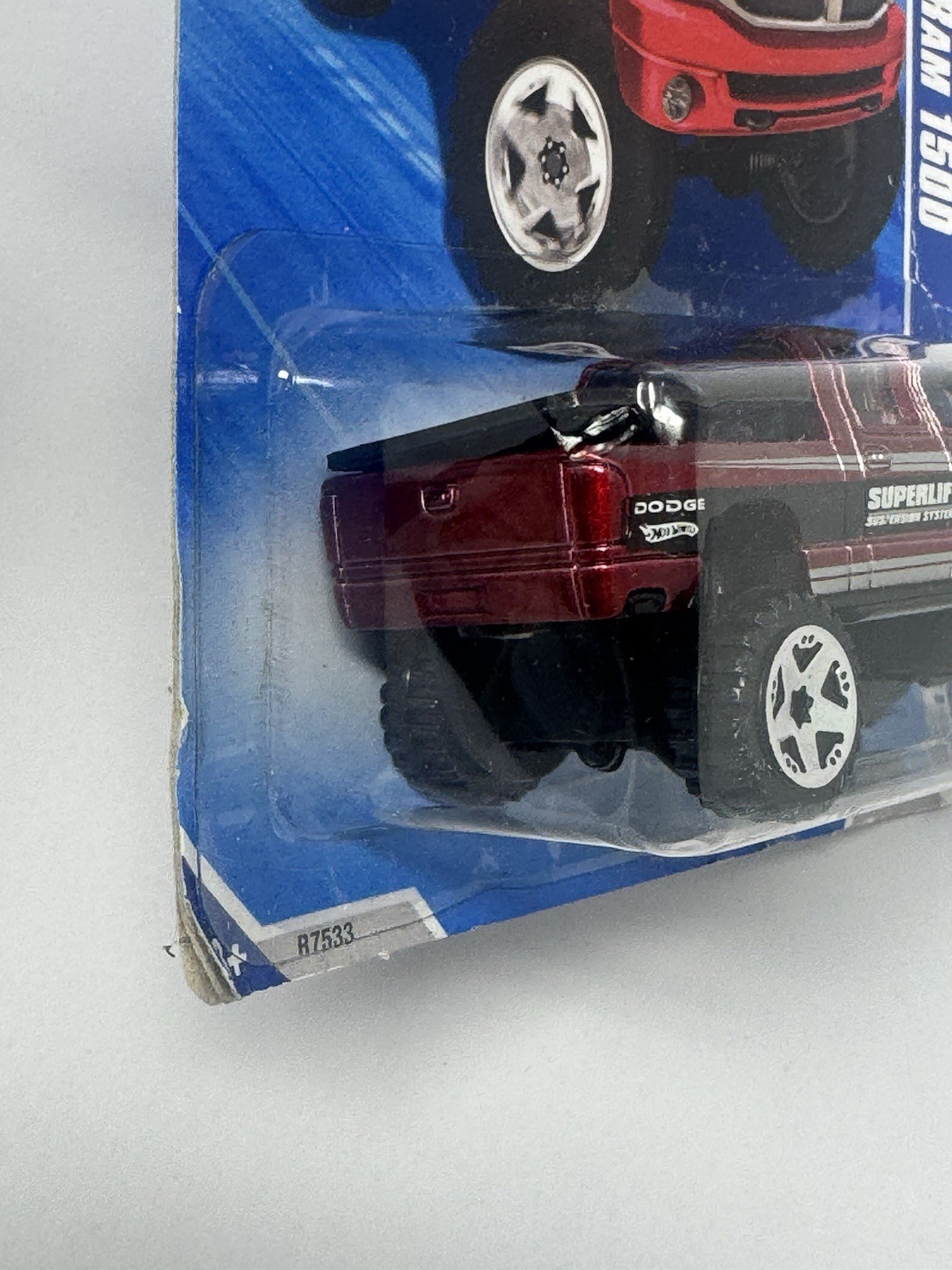 Hot Wheels 2010 Performance Lifted Superlift Red Dodge Ram 1500 #108 A5