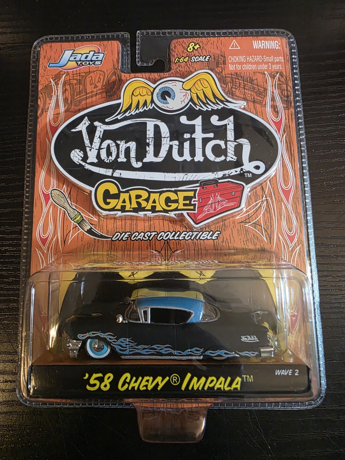Von Dutch Garage Set Of 6 Jada Toys 2005 1:64 Scale Die Cast Year ‘32-‘59 NEW