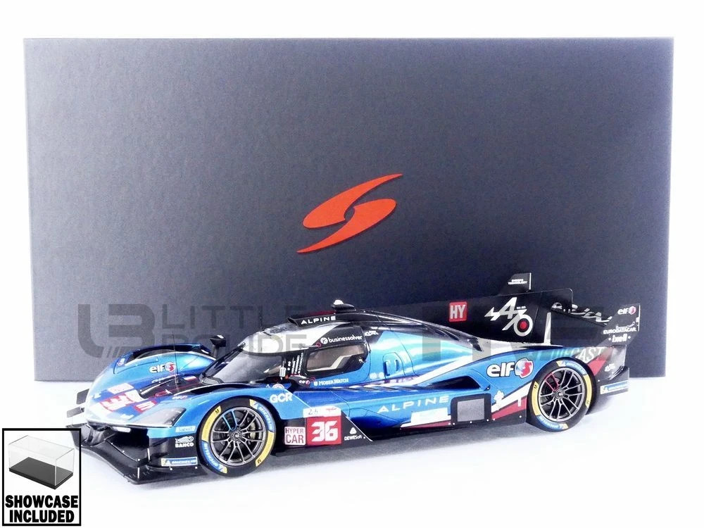 Spark ALPINE A424 3.4L TURBO V6 10th 24h LE MANS 2025 #36 1/18 Scale New!