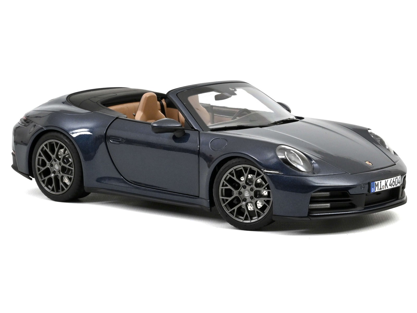 2024 PORSCHE 911 CARRERA S CABRIOLET YACHTING BLUE 1/18 DIECAST BY NOREV 187180