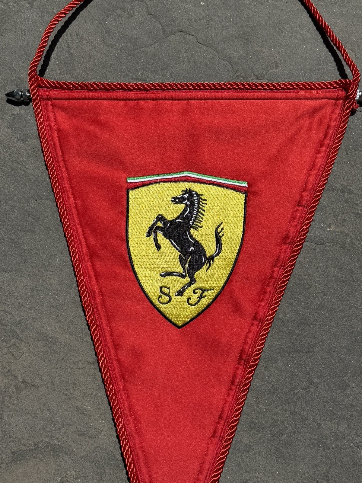Ferrari Red Hanging Banner Pennant Official Licensed Product