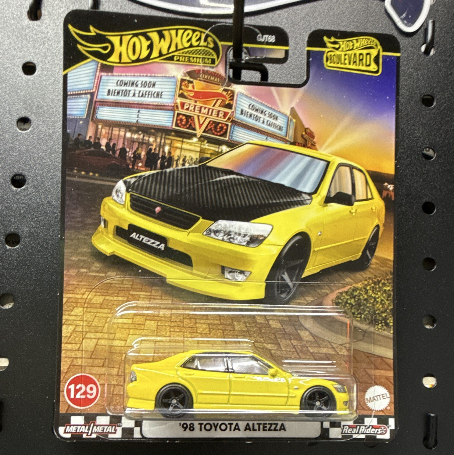 🔥Hot Wheels Boulevard 1998 Toyota Altezza Yellow/Black Diecast 1:64 Real Riders