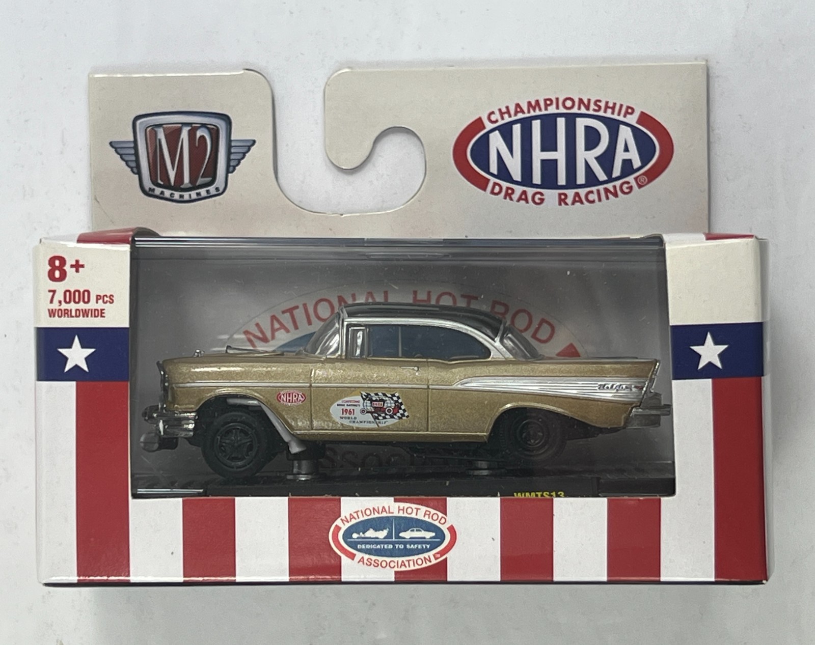 M2 Machines NHRA 1957 Chevrolet Bel Air Gasser – Free Shipping Z2