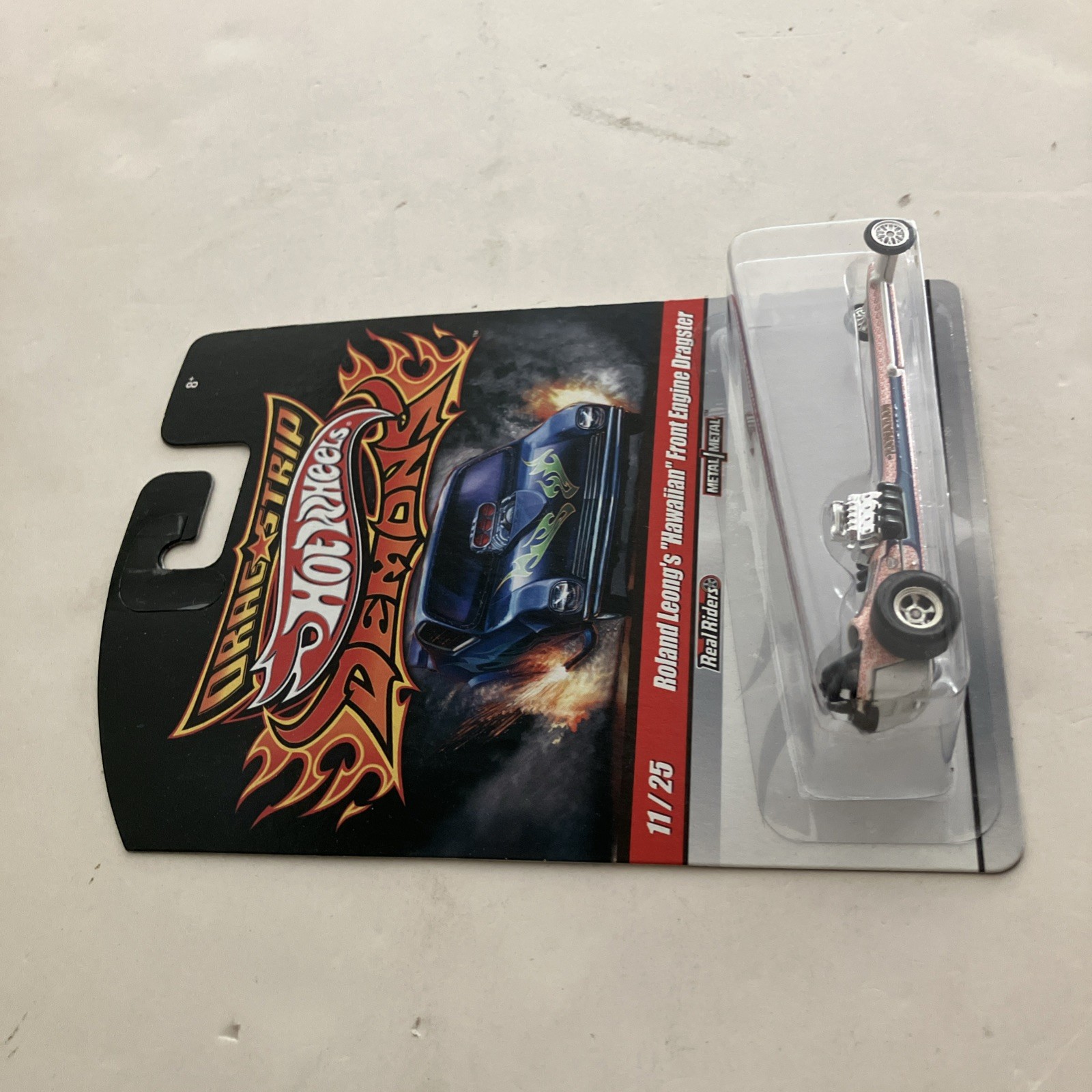 HOT WHEELS Drag Strip Demons Roland Leong’s “Hawaiian” Front Engine Dragster
