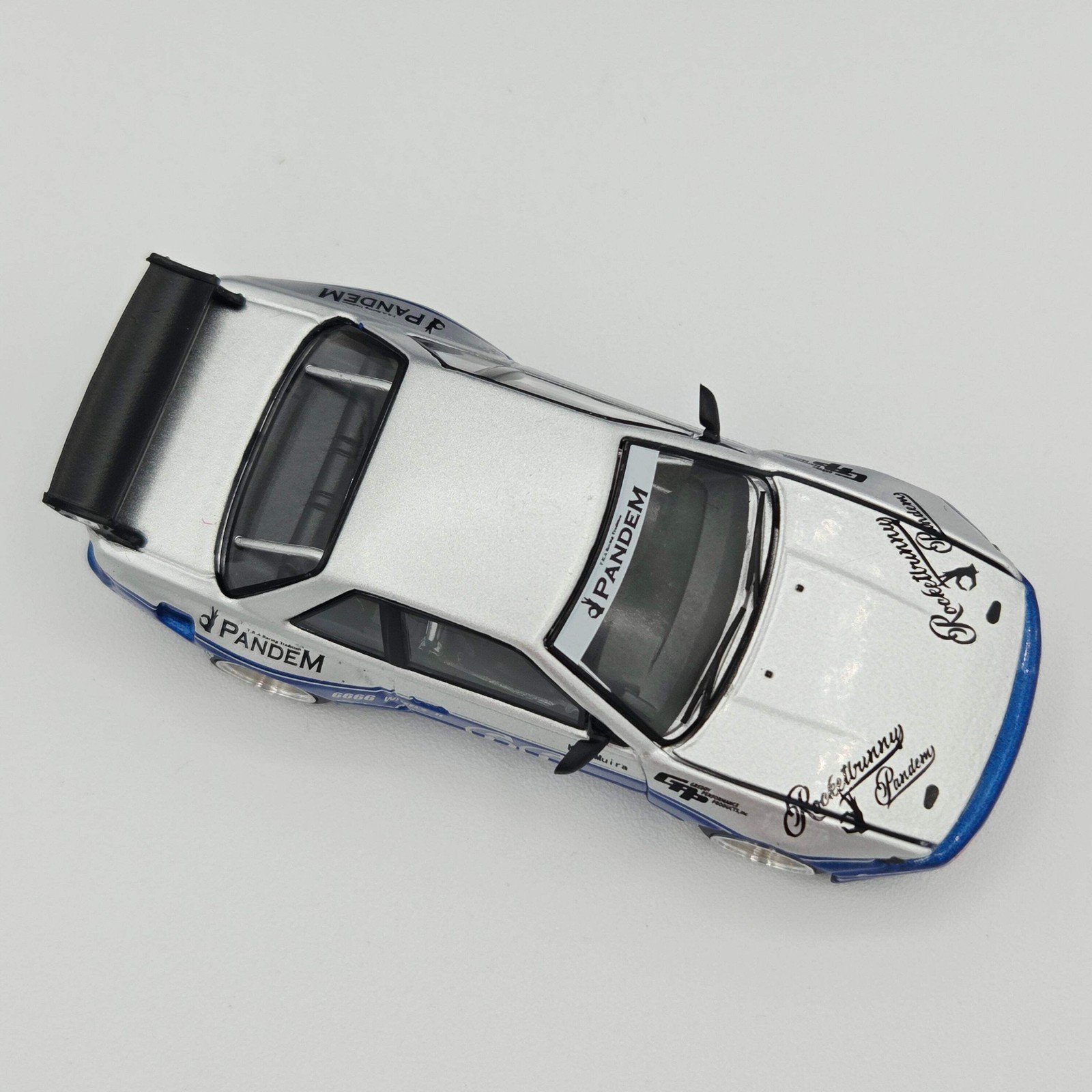 Pop Race Pandem Nissan Silvia S13 – 1:64, Moontech Blue (2026)