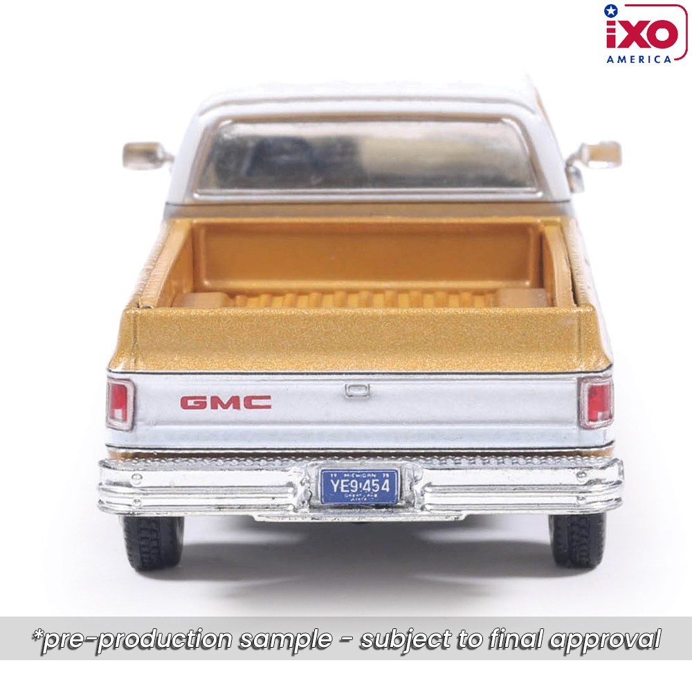 2026 IXO America 1:64 Yuba Gold 1975 GMC SIERRA CLASSIC Pickup Truck #IA64012