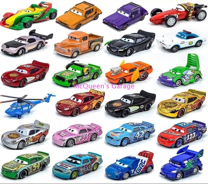 Disney Pixar Cars Lot Model Cars No.42 No.43 No.84 1:55 Diecast Toy Kid Gift