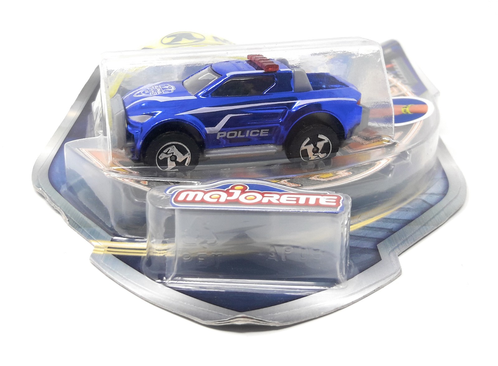 Majorette Model Car metal Alpha Mods Series 1.0 Police Buster Blister about 1/64