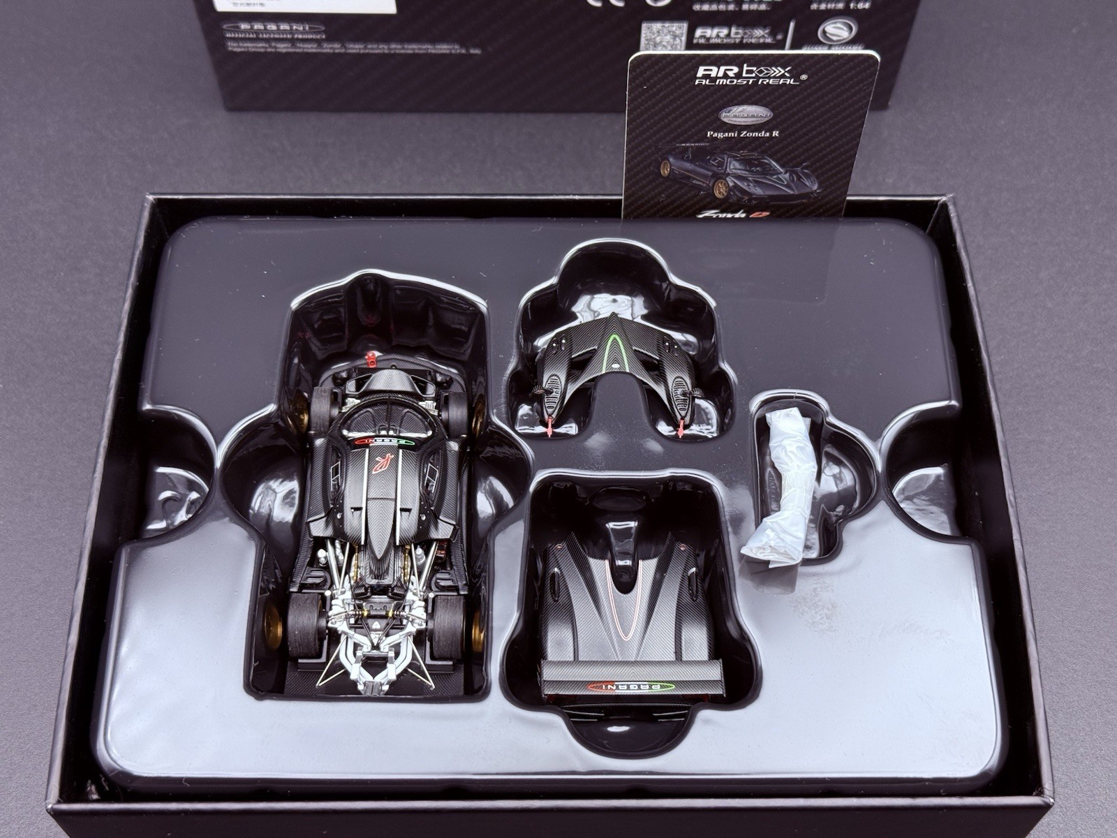 Almost Real AR Box HEC 2025 Exclusive Edition 1:64 Pagani Zonda R Full Detail