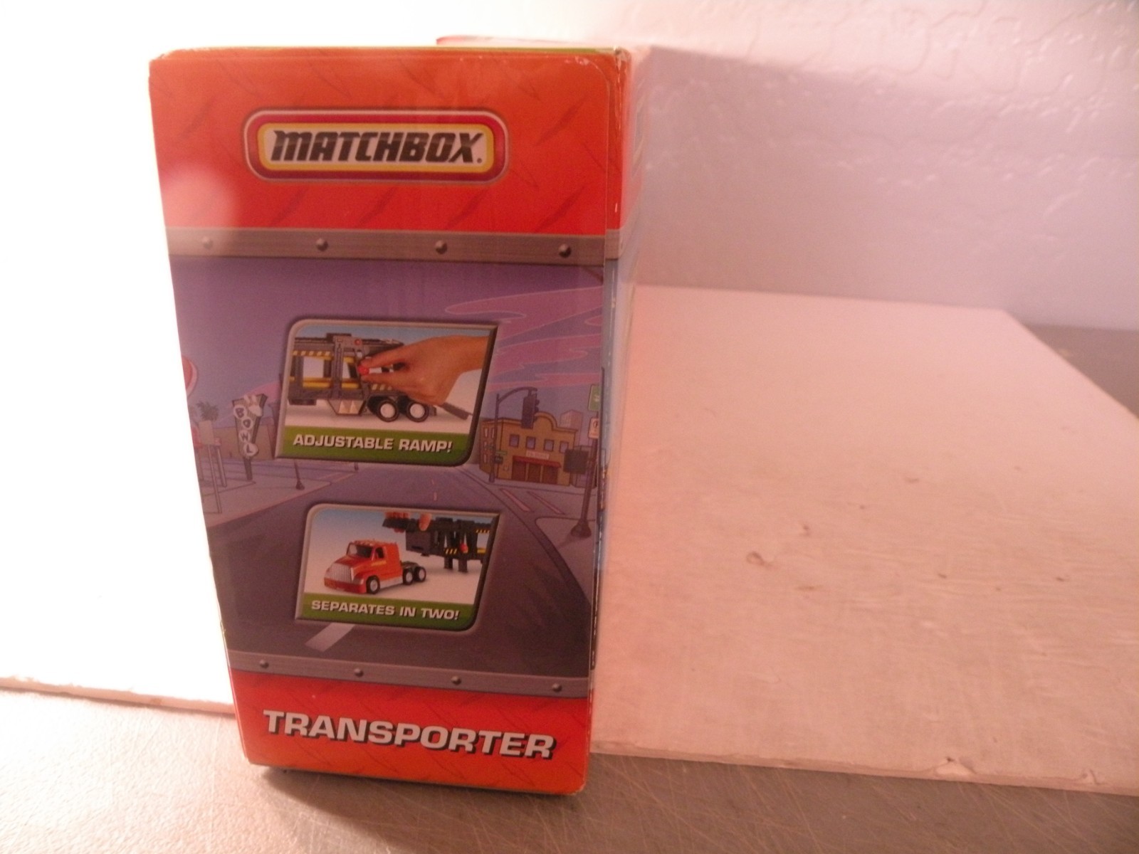 Toys R Us Kid Picks MATCHBOX Car Transporter Includes 4 MBX Vehicles New In Box