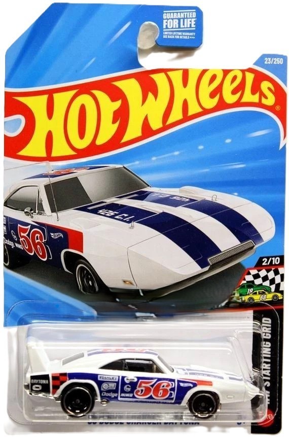 2026 Hot Wheels #23 HW Starting Grid ’69 Dodge Charger Daytona white Kroger Excl