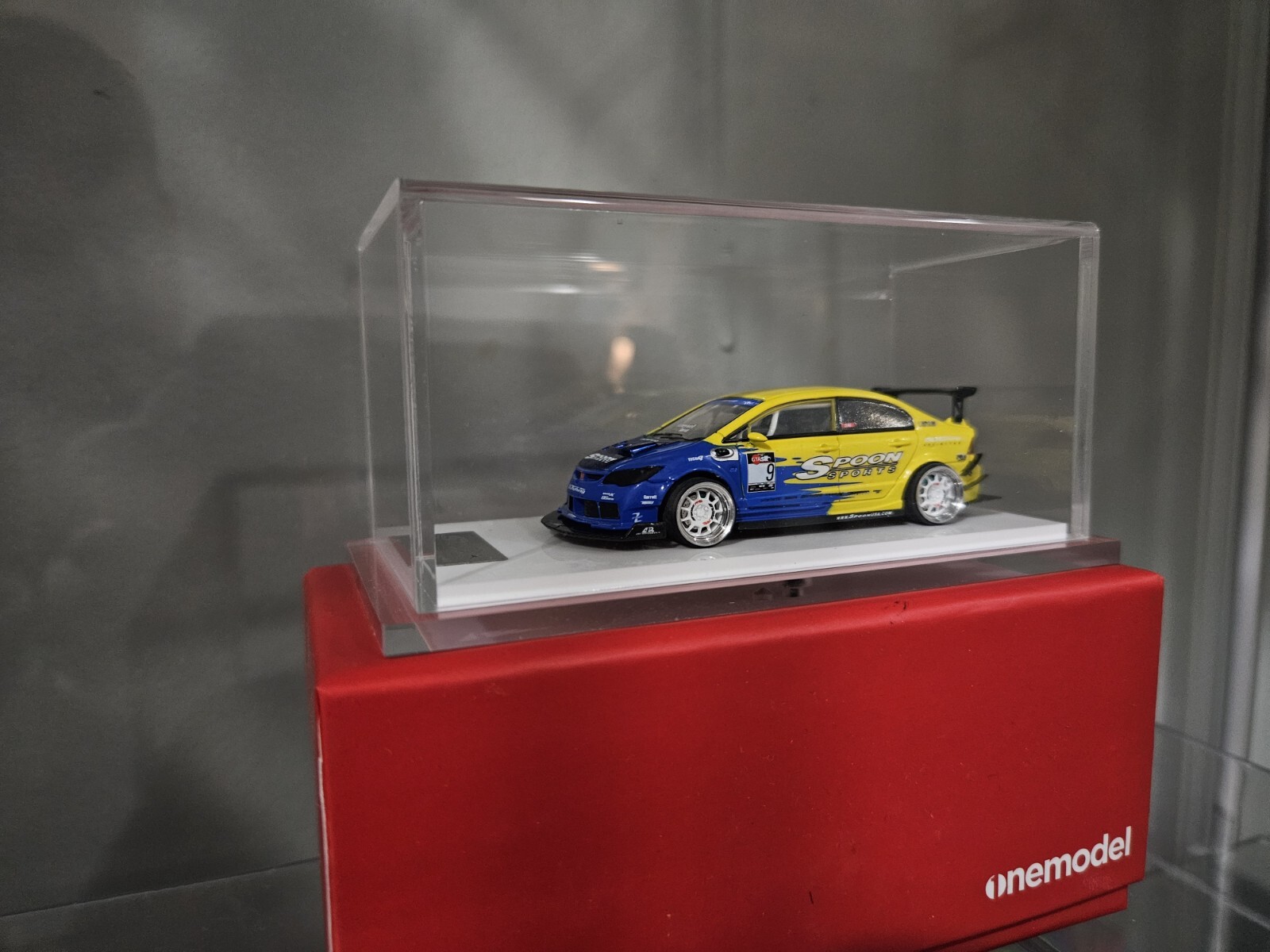 One Model 1:64 JDM Civic Type R FD2 Spoon Sports Resin Car Custom Skalwerk
