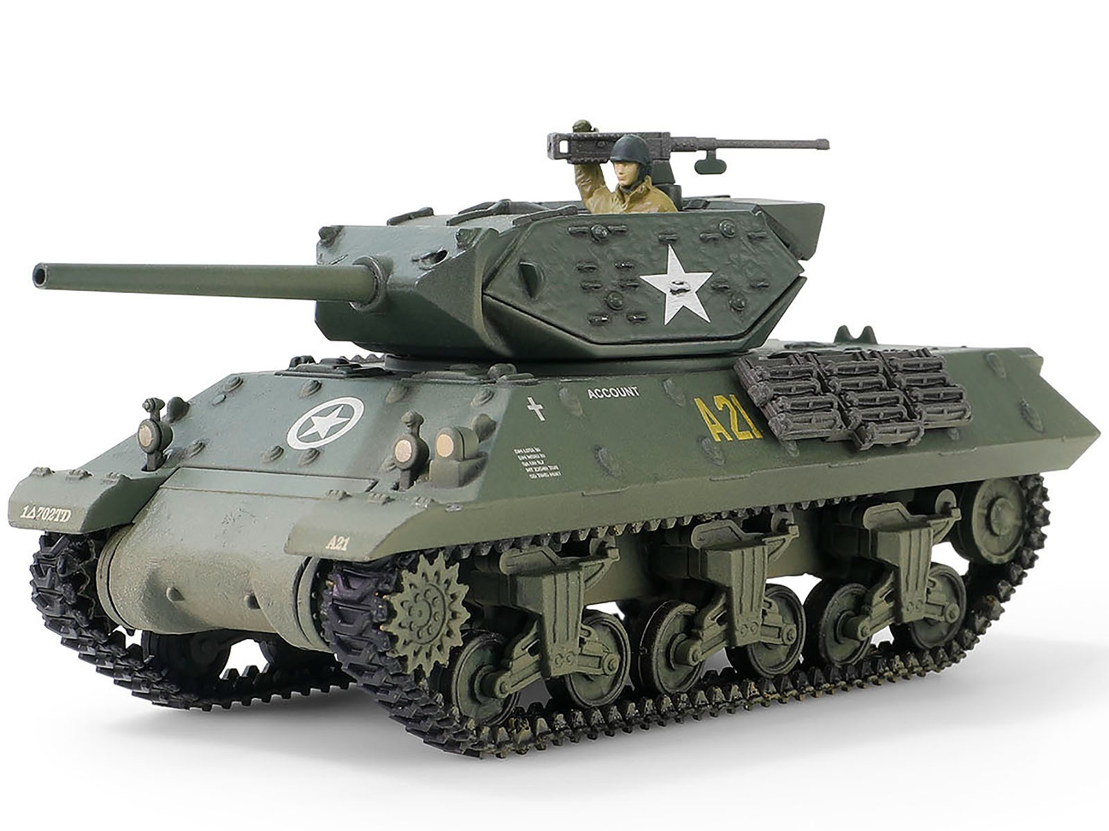 US ARMY M10 GMC TANK “702ND TD-NORMANDY” 1/64 MODEL BY FORCES OF VALOR 805105