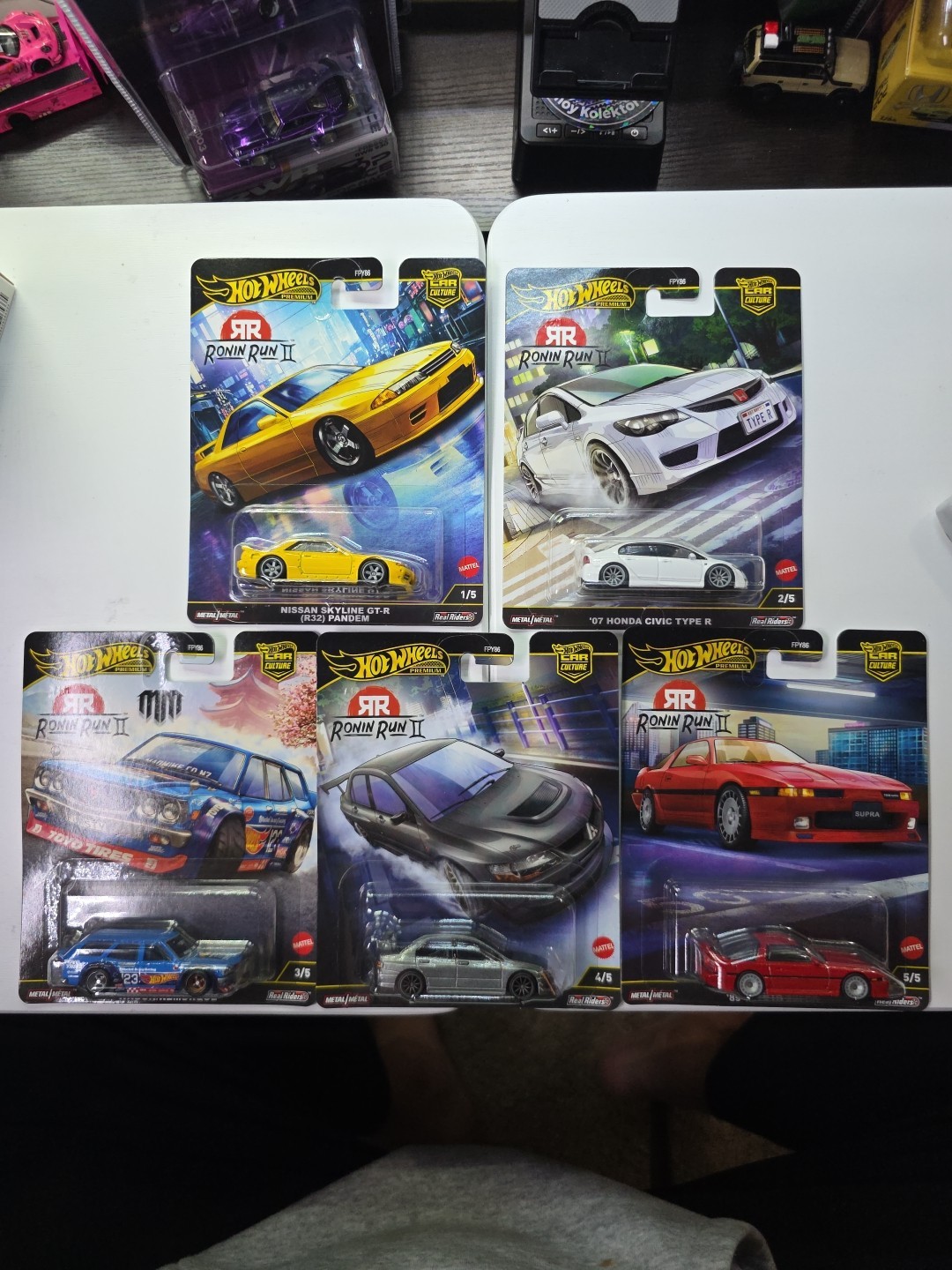 2025 Hot Wheels – Ronin Run 2 II – Car Culture Premium Set of 5