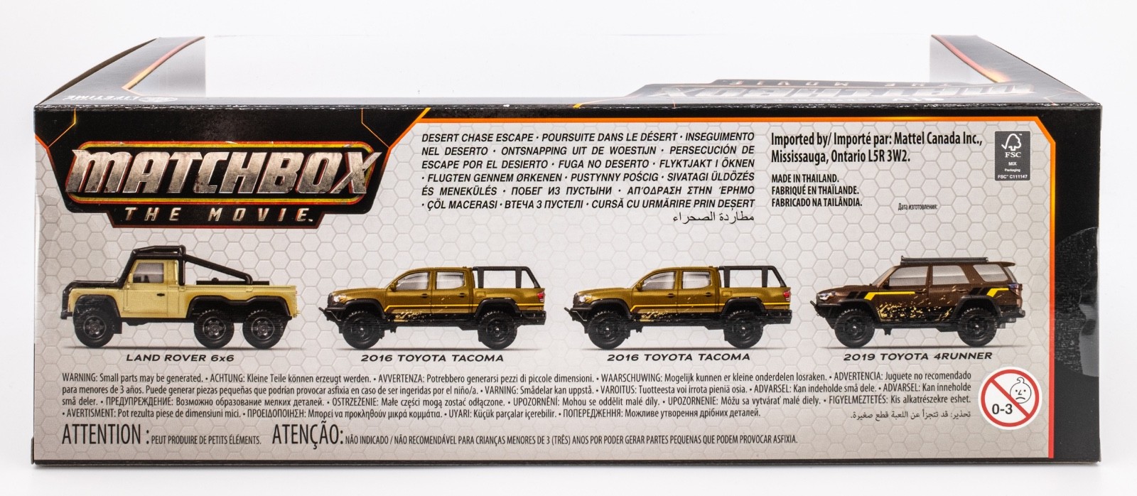 2026 Matchbox The Movie | Desert Chase Escape | TIRE BED | TIRE BED | FSB