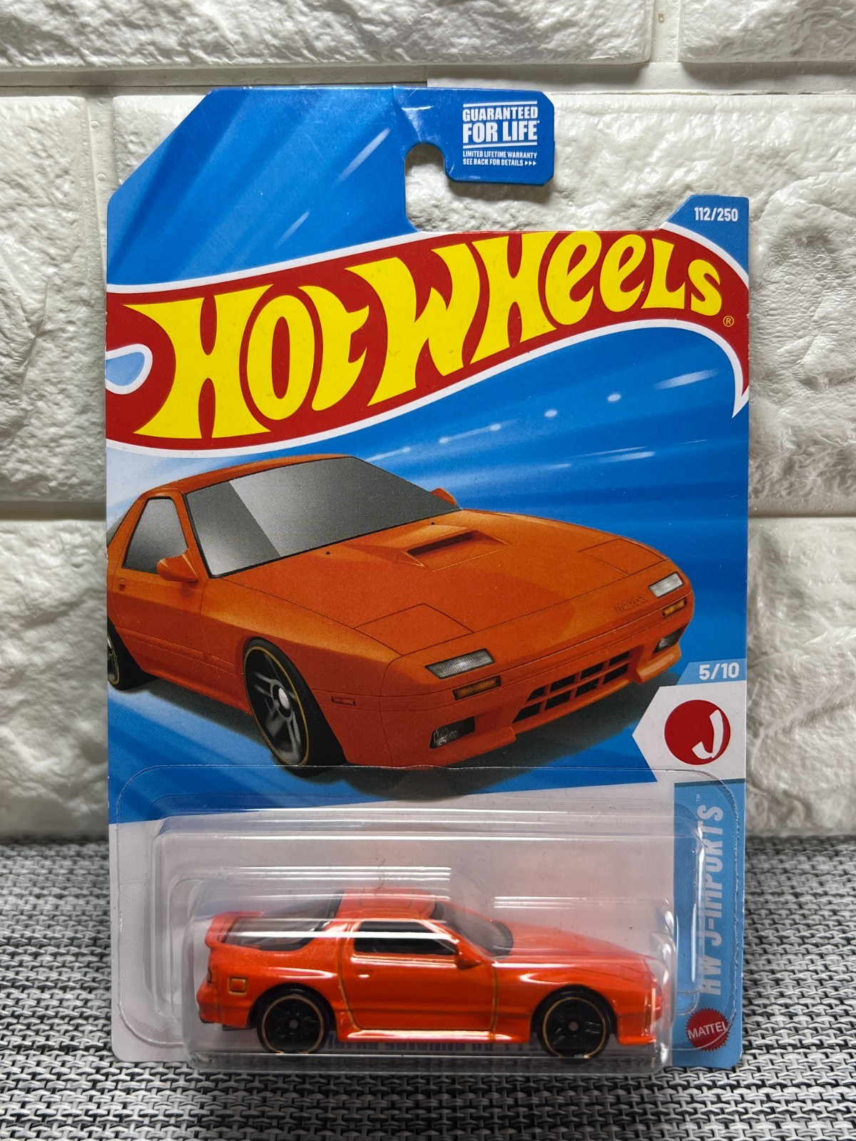 Hot Wheels HW J-Imports 5/10 ’89 Mazda Savanna RX-7 FC3S 112/250 Orange