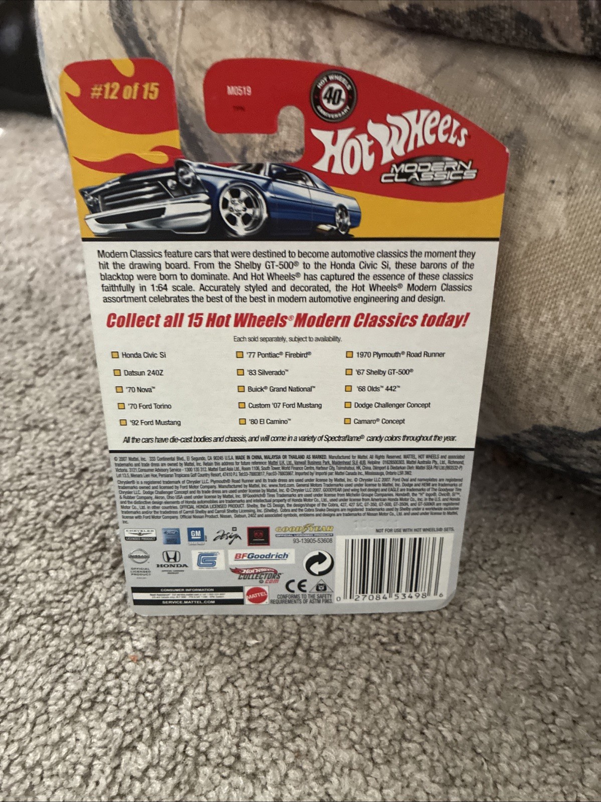 HOT WHEELS MODERN CLASSICS ’67 SHELBY GT-500 BOTH VARIATIONS