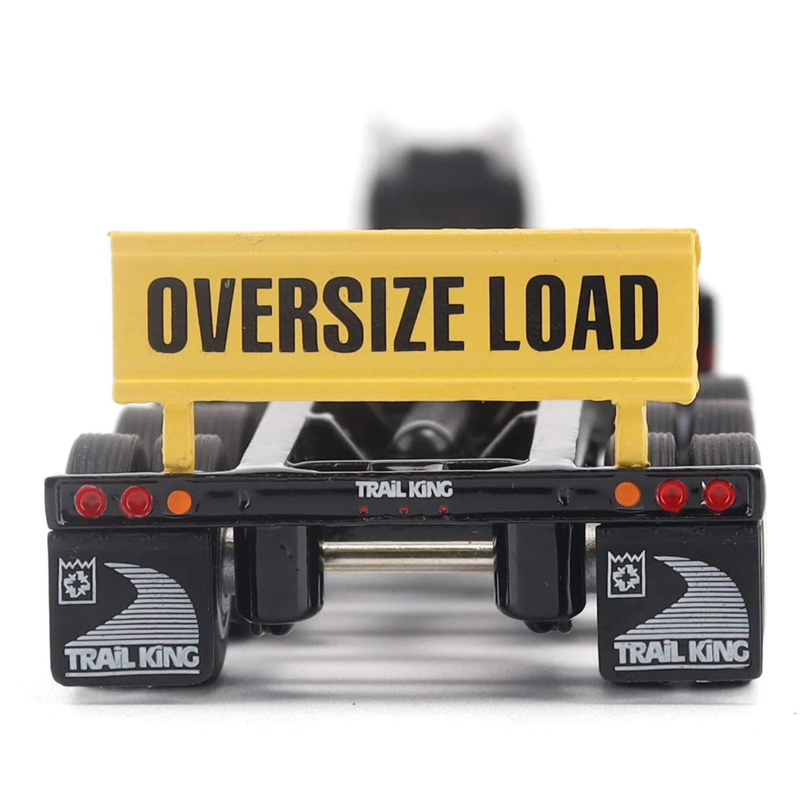TRAIL KING TK170 LOWBOY TRAILER BLACK W/JEEP 1/64 BY DIECAST MASTERS 71165