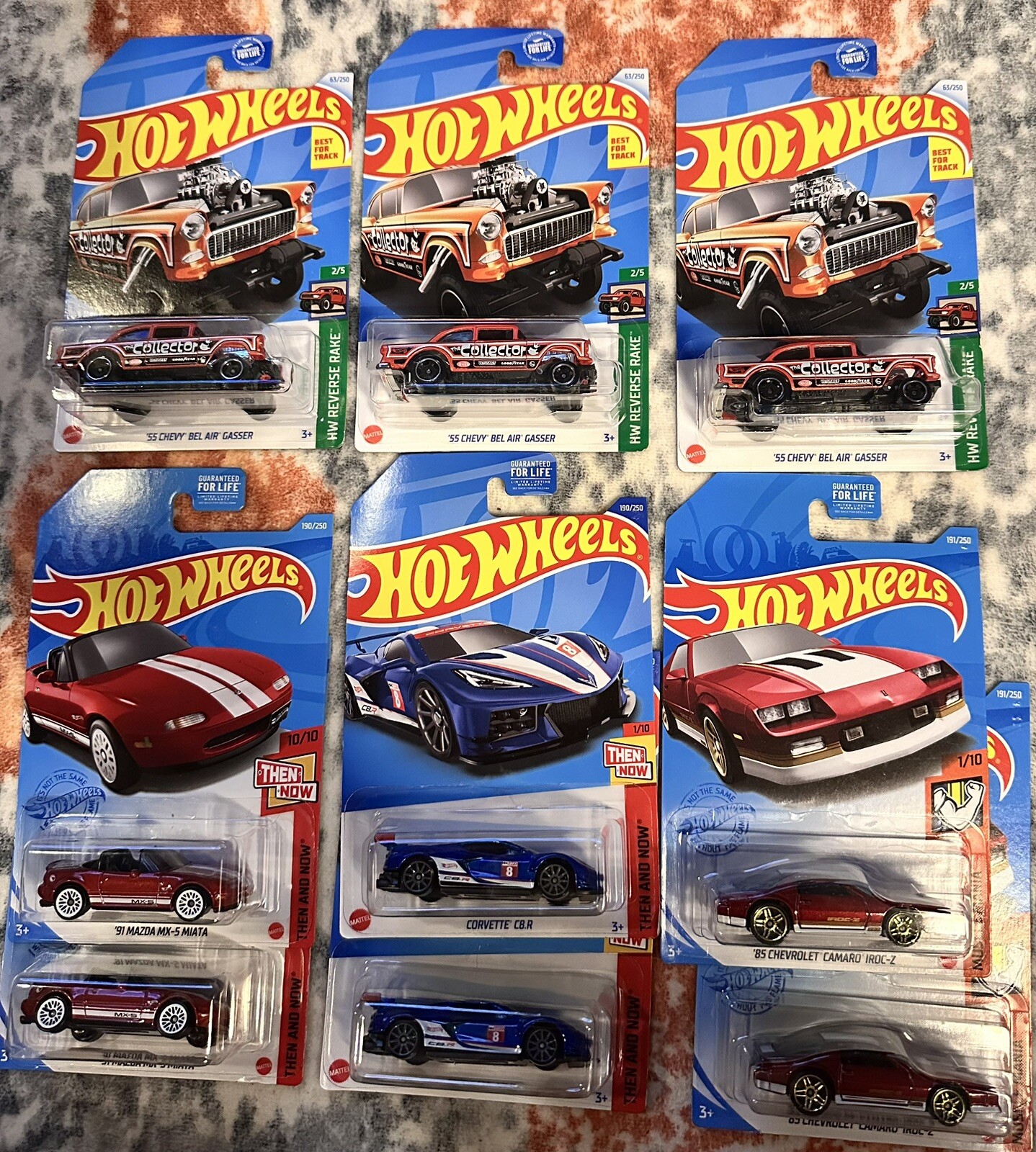 Lot Of 9 Hot Wheels Mixed Chevy Chevrolet Corvette Mazda
