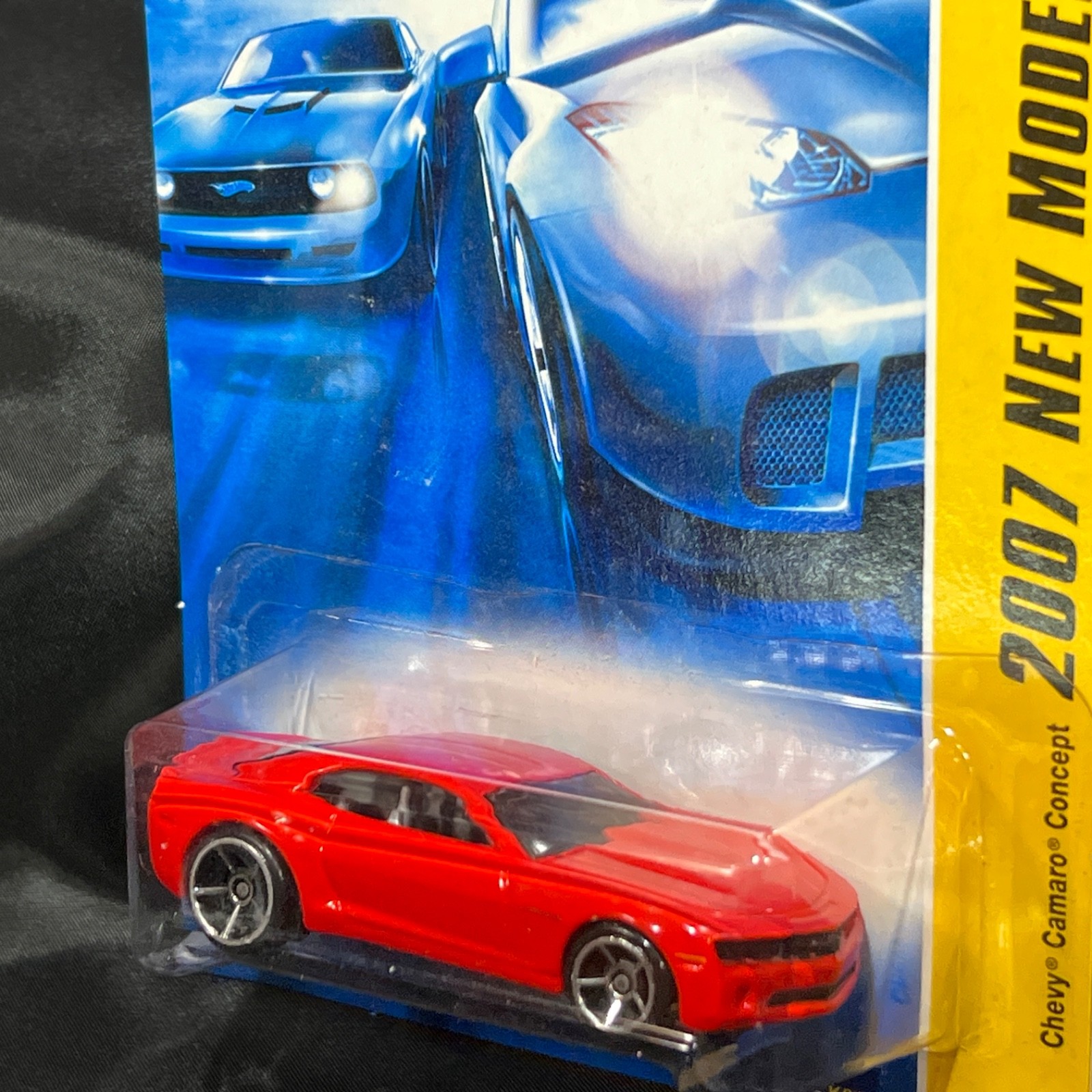 Hot Wheels 2007 New Models Chevy Camaro Concept Red Diecast Car #02 of 36