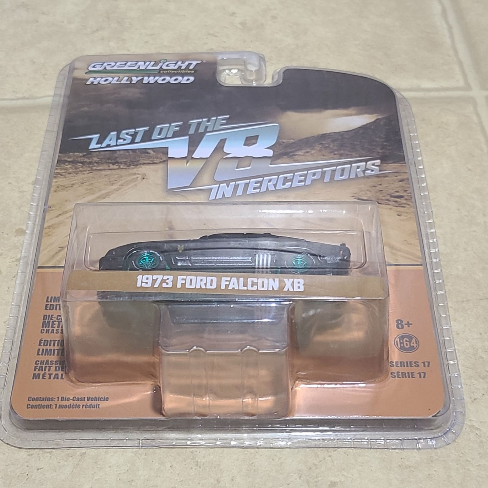1/64 GREENLIGHT MAD MAX 1973 FORD FALCON XB LAST OF V8 INTERCEPTORS CHASE CAR