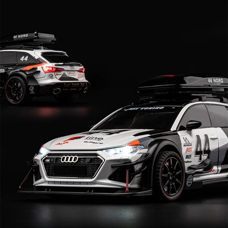 1/24 Audi RS6 Avant Station Wagon Alloy Track Racing Car Model Sports Car