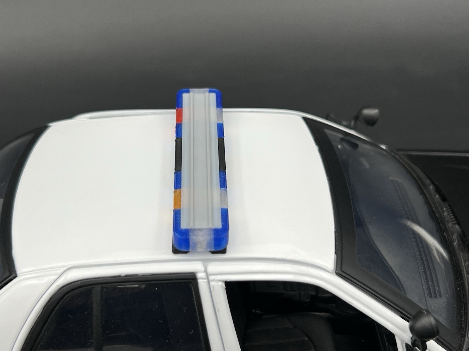 1/18 Scale LED Ready Whelen Edge United Kingdom Police Lightbar Blue Red 1812 UK